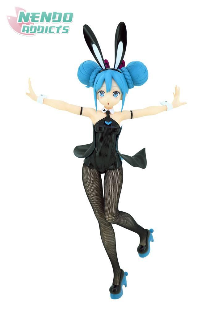 HATSUNE MIKU Bunny noir Furyu Officiel Vocaloïd Figurine Neuf 