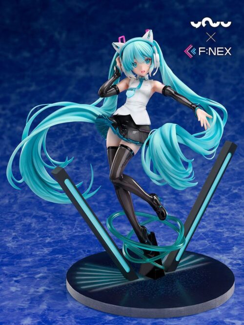 Nendo Addicts - Furyu - Miku Hatsune Cat Ear Headphone Version Pose1