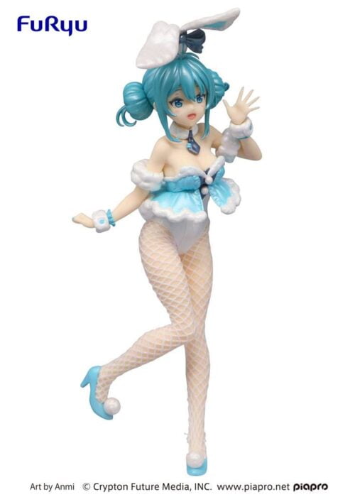 Nendo Addicts - Furyu - Bicute Bunnies Hatsune Miku White Rabbit Pearl Color Pose7