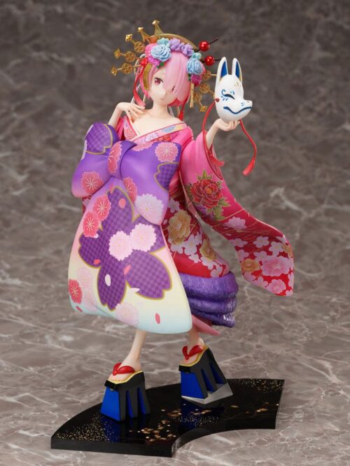 Nendo Addicts - Furyu - Re Zero Ram Oiran Version Pose1