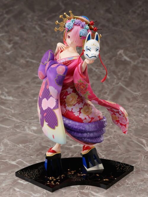 Nendo Addicts - Furyu - Re Zero Ram Oiran Version Pose2