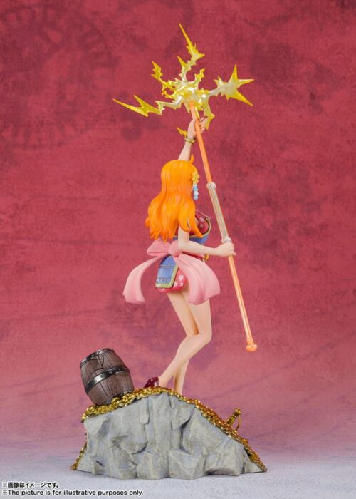 Nendo Addicts - Tamashii Nations - One Piece Nami Daikaizoku Hyakkei Figuarts Zero Pose1