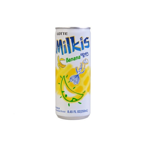 Lotte - Milkis Banana Can 250ml