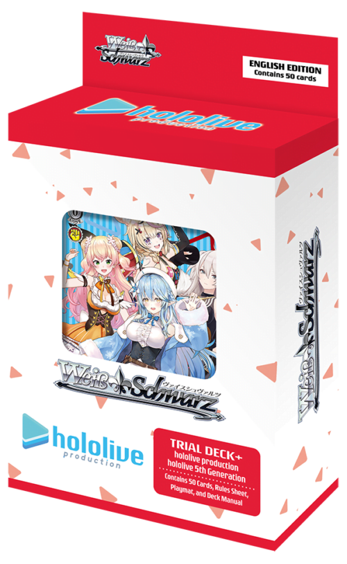 Nendo Addicts - Bushiroad - Weiss Schwarz Hololive Production 5th Generation Trial Deck+