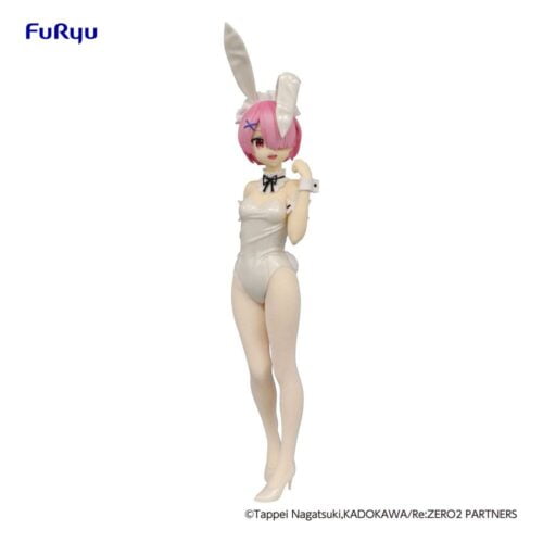 Nendo Addicts - Furyu - Re Zero Bicute Bunnies Ram White Pearl Version