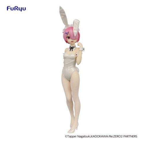 Nendo Addicts - Furyu - Re Zero Bicute Bunnies Ram White Pearl Version