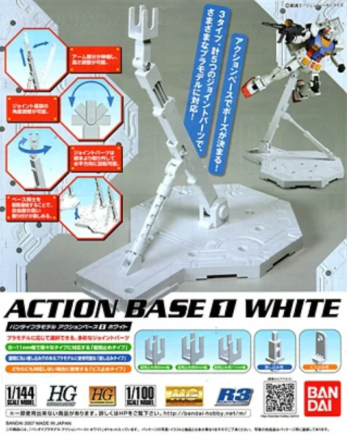 Nendo Addicts - Bandai - Gundam Action Base 1 White