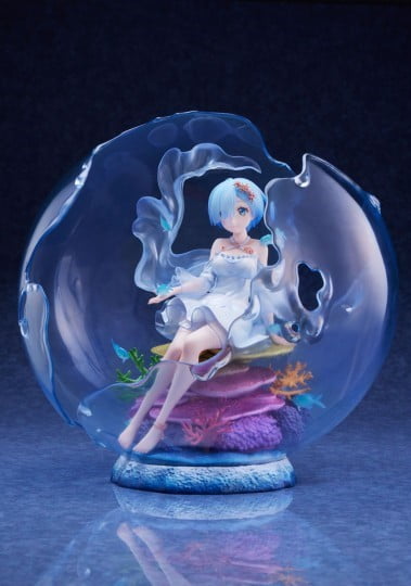 Nendo Addicts - Furyu - Re Zero Rem Aqua Orb Version Pose1