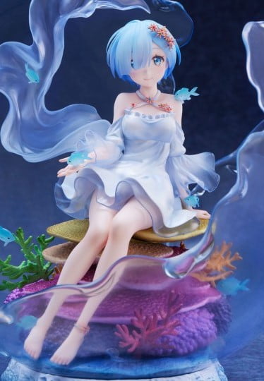 Nendo Addicts - Furyu - Re Zero Rem Aqua Orb Version Pose2