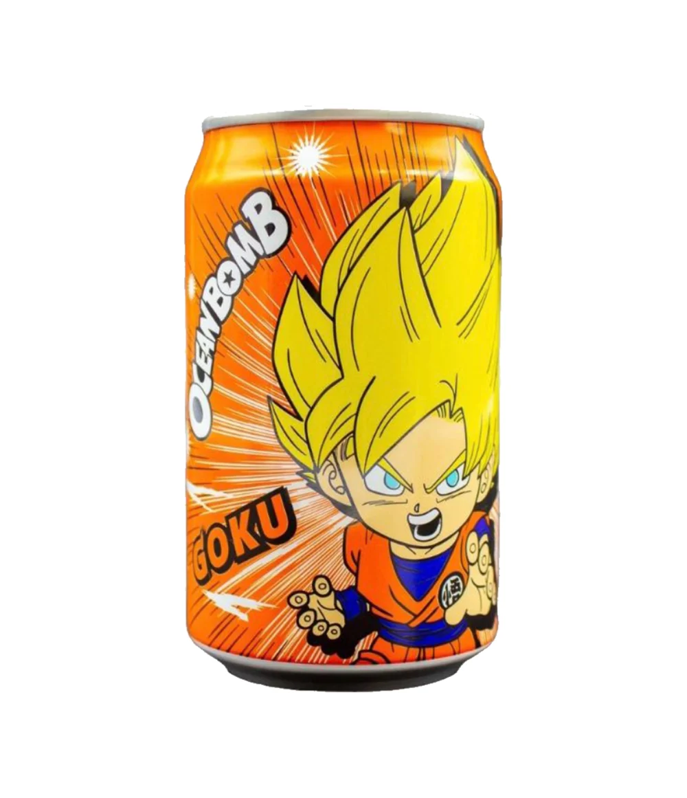 Nendo Addicts - Ocean Bomb Dragon Ball Z Goku Sparkling Water - Orange Flavor 330 Ml