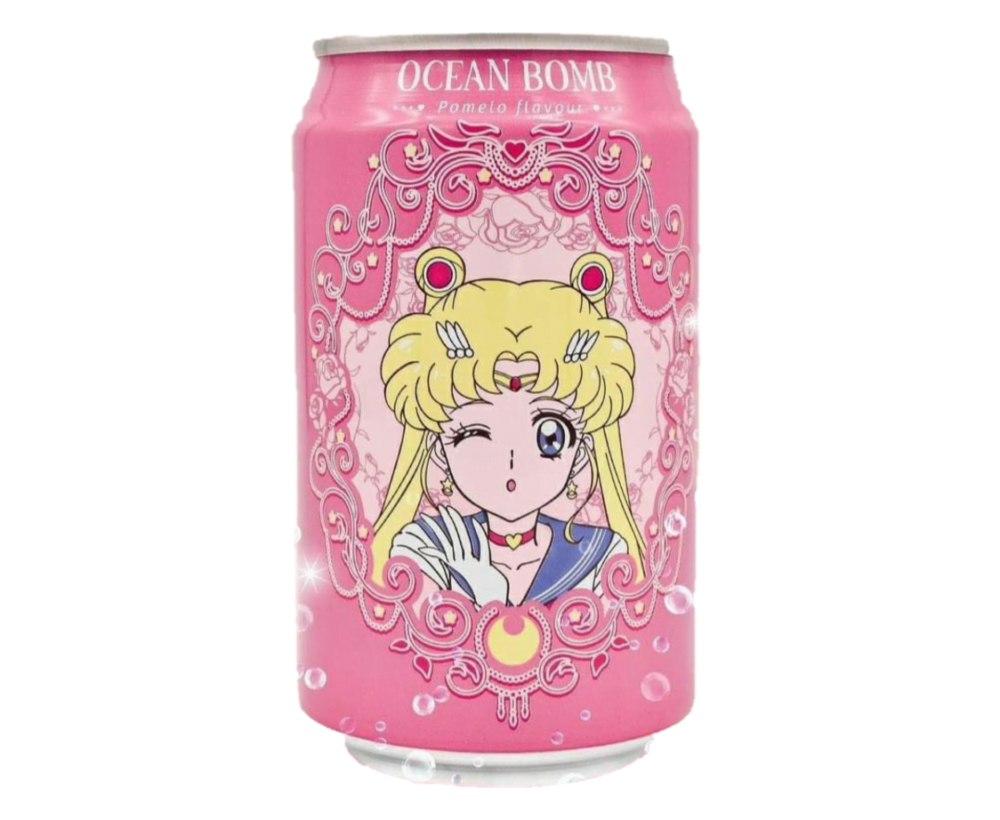 Nendo Addicts - Ocean Bomb Sailor Moon Sparkling Water - Pomelo Flavor 330 Ml