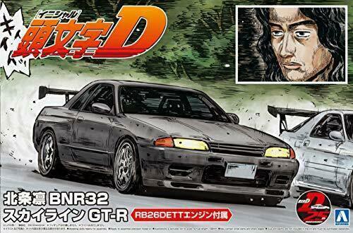 Nendo Addicts - Aoshima - Initial D R.hojyo Bnr Skyline Gr-r 1-24 Plastic Modelkit
