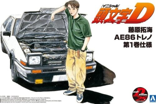 Nendo Addicts - Aoshima - Initial D Takumi Fujiwara Ae86 Trueno Vol.1 1-24 Plastic Modelkit