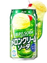 Nendo Addicts - Asahi - Calpis Melon Cream Soda Can 350ml