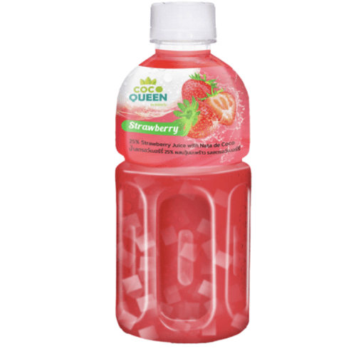 Nendo Addicts - Coco Queen Strawberry Flavoured Drink With Nata De Coco