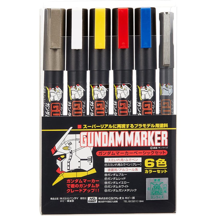 Nendo Addicts - Bandai - Gundam Marker Gms-105 Gundam Basic Set